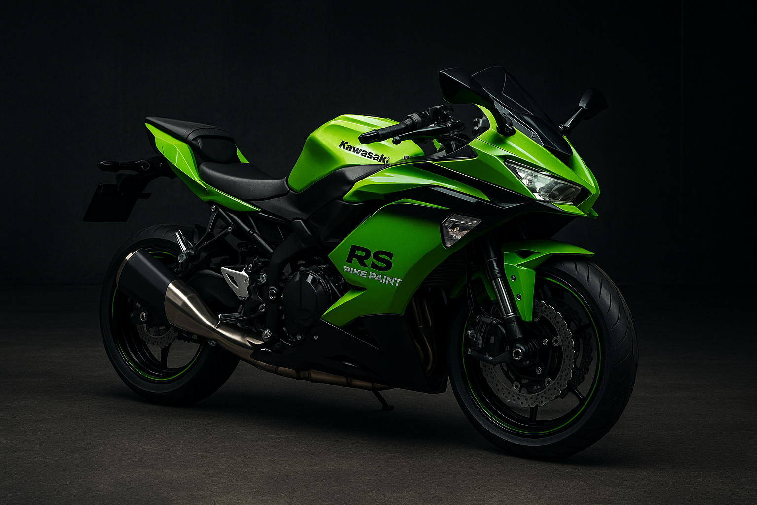 Kawasaki motorcycle paint